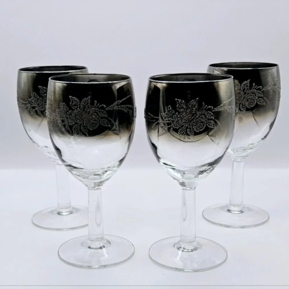 Toscany Queen's Lustreware Sherry Glasses Set of 4